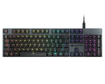 COUGAR LUXLIM - Low Profile Optical Mechanical Gaming Keyboard